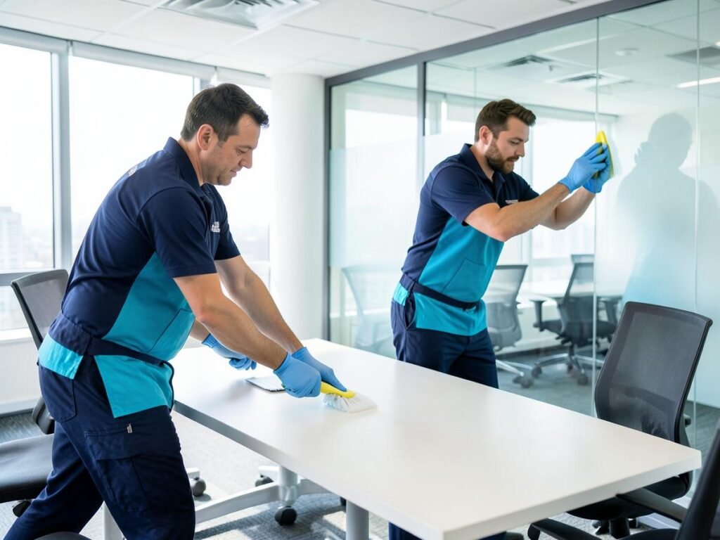 Nordifix Reinigungsteam bei der Arbeit